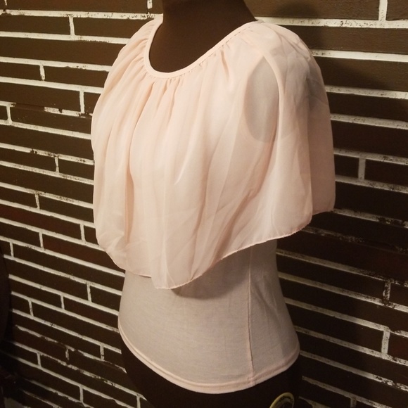 Chiffon overlay top - Picture 3 of 4